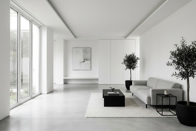 Beispiel für den Stil Minimalistisch